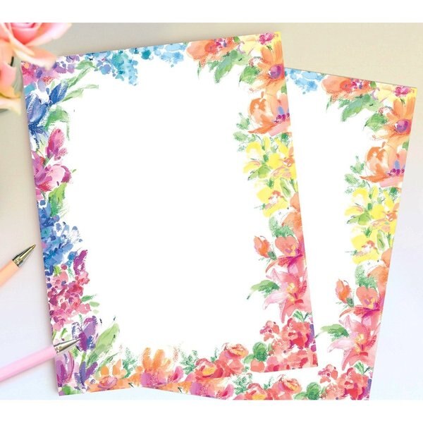 Stationery Letterhead, Bright Flor, PK80