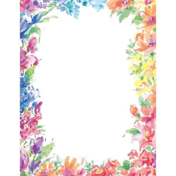 Stationery Letterhead, Bright Flor, PK80