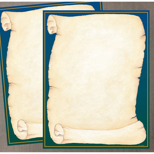 Stationery Letterhead, Scroll, 8.5x11, PK80