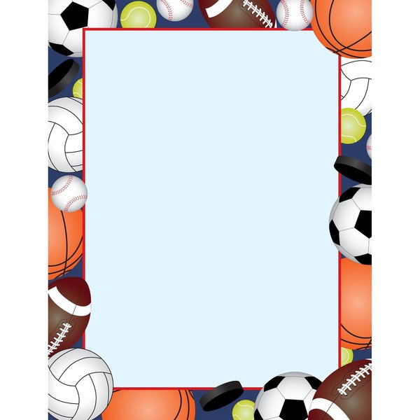 Stationery Letterhead, Team Sports, PK80