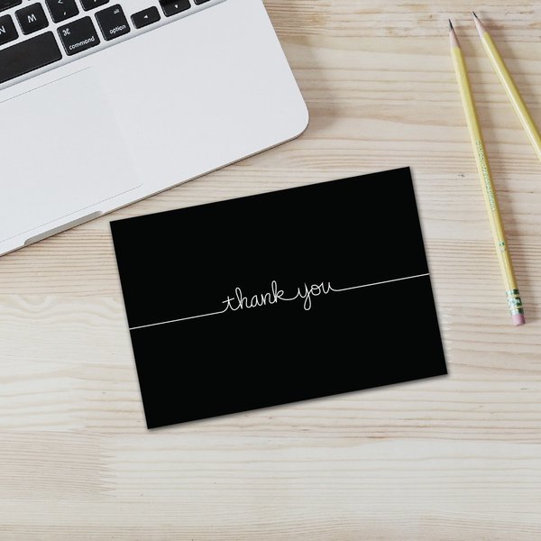 Note Card and Envelopes, Thank You, PK50