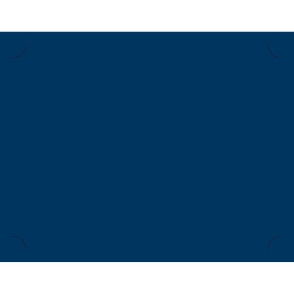 Certificate Backer, Navy, 12