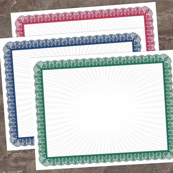Certificate Value Assortment Certi, PK30