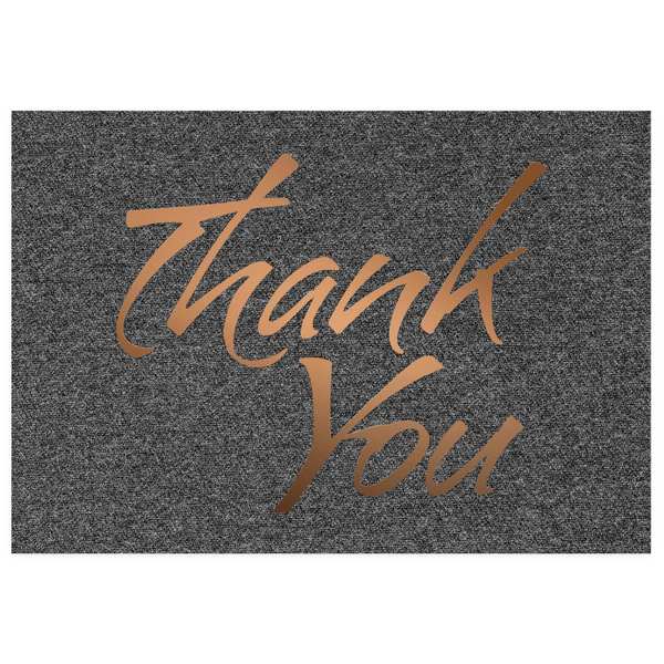 Thank You Card W/Envelopes, Suit Co, PK50