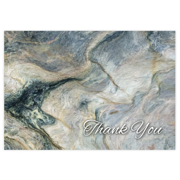 Thank You Card and Envelopes, Marb, PK50