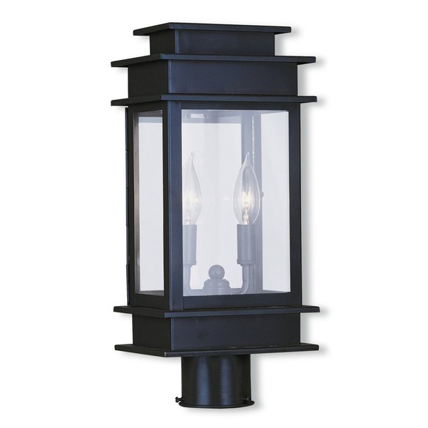 Princeton 2 Light Bronze Outdoor Post Top Lantern