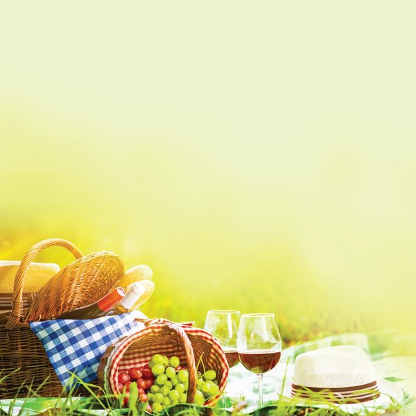 Stationery Letterhead, Picnic Bask, PK80