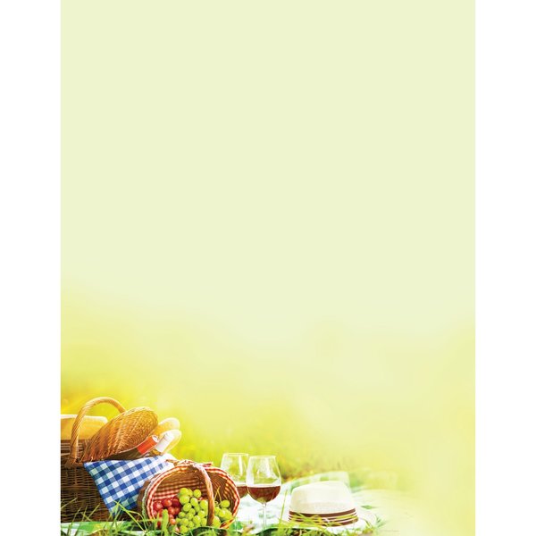 Stationery Letterhead, Picnic Bask, PK80
