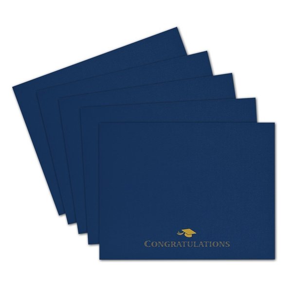 Certificate Cover Graduation, Navy, PK5