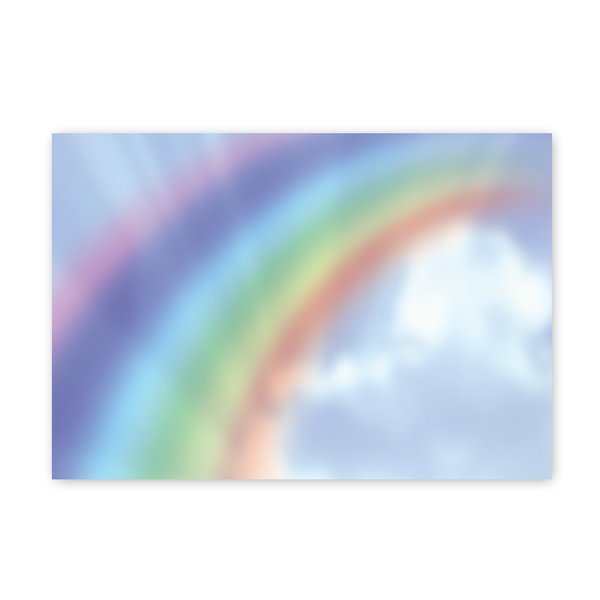 Note Card and Envelopes, Rainbow, PK20