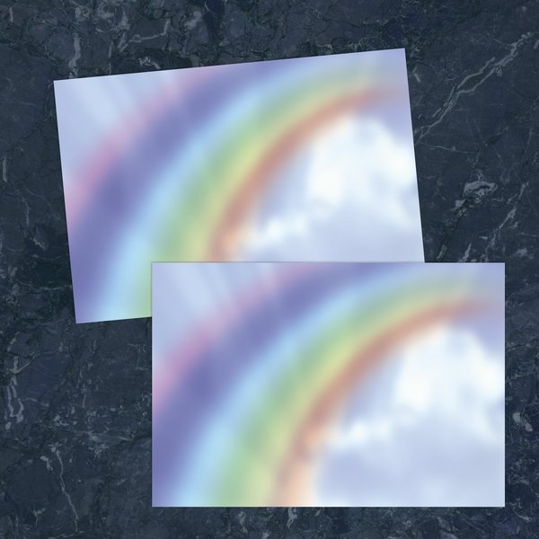 Note Card and Envelopes, Rainbow, PK20