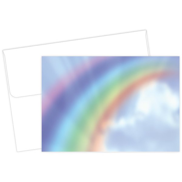 Note Card and Envelopes, Rainbow, PK20