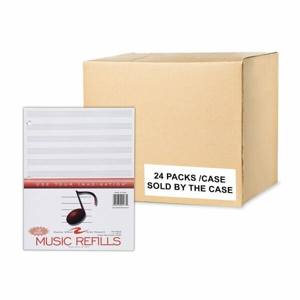 Case of Music Filler Paper, 12 Staves of Music Lines, 11