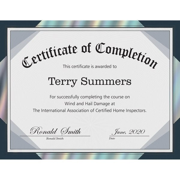 Certificate Midnight Blue with Rai, PK15