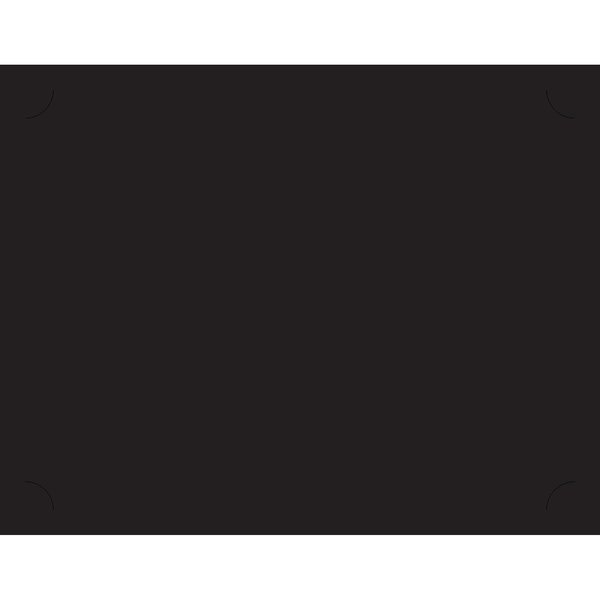 Certificate Backer, Black, 12