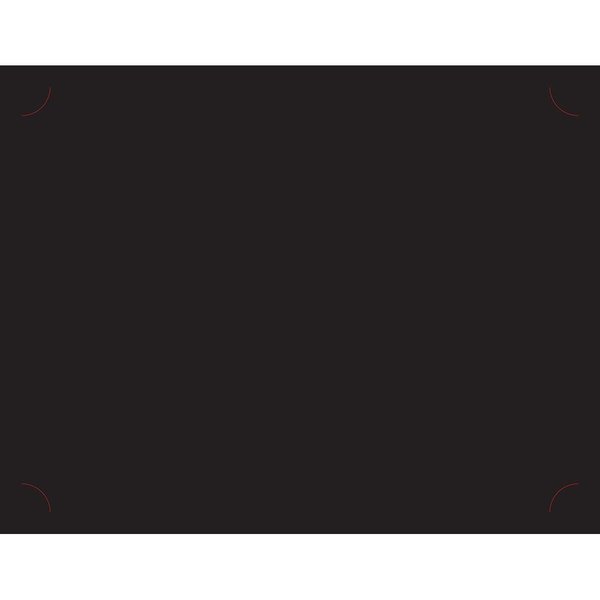 Certificate Backer, Black, 12
