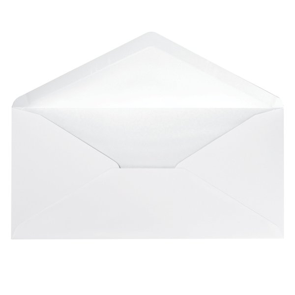 Envelope, DL, Tissue Lined, White, PK25