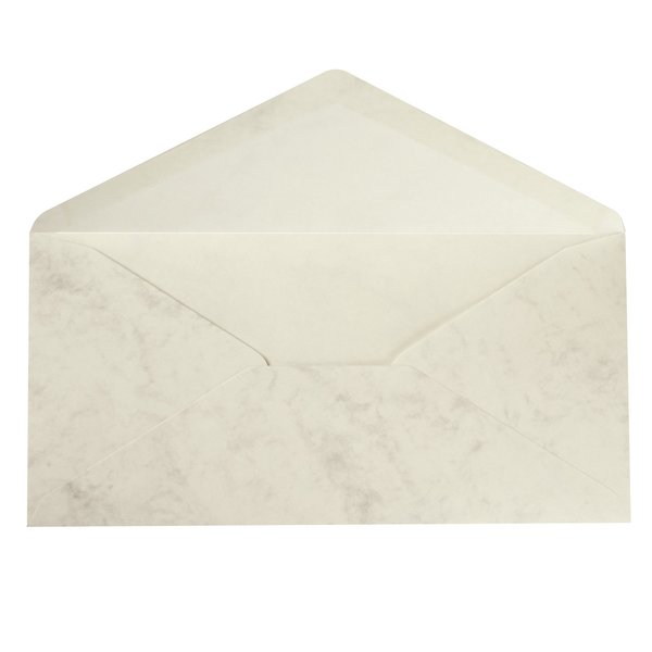 Envelope, DL, Tissue Lined, Marble, PK25