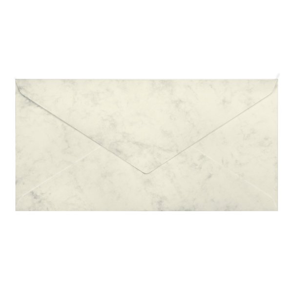Envelope, DL, Tissue Lined, Marble, PK25