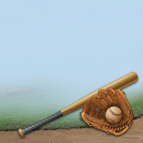 Stationery Letterhead, Baseball, 8, PK80