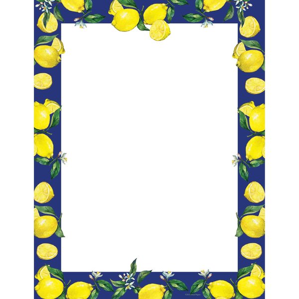 Stationery Letterhead, Lemon Drop, PK80