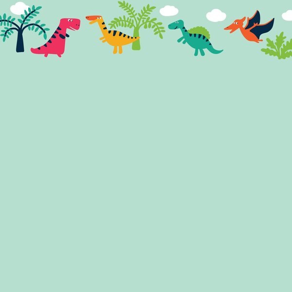 Stationery Letterhead, Happy Dinos, PK80