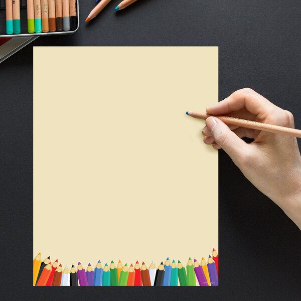 Stationery Letterhead, Back To Sch, PK80