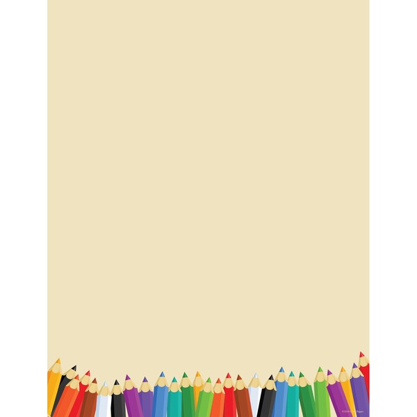 Stationery Letterhead, Back To Sch, PK80