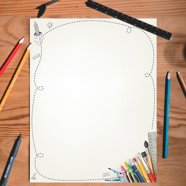 Stationery Letterhead, School Supp, PK80