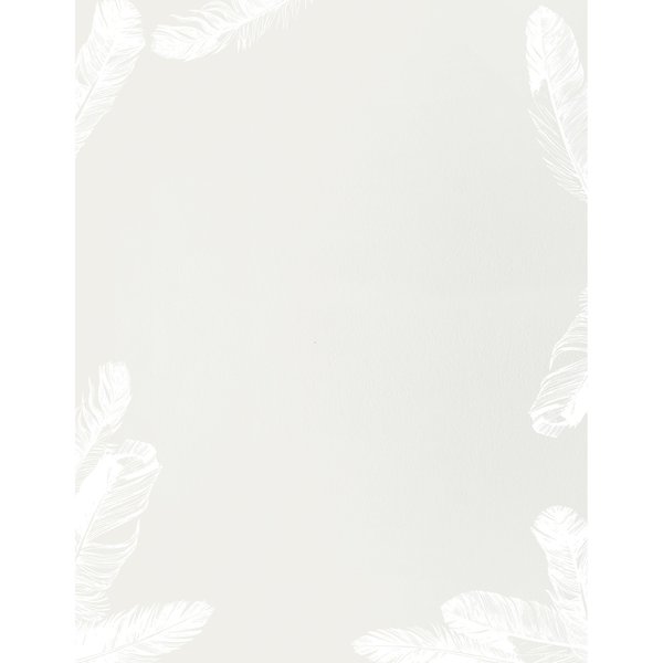 Stationery Letterhead, Soft Feathe, PK80