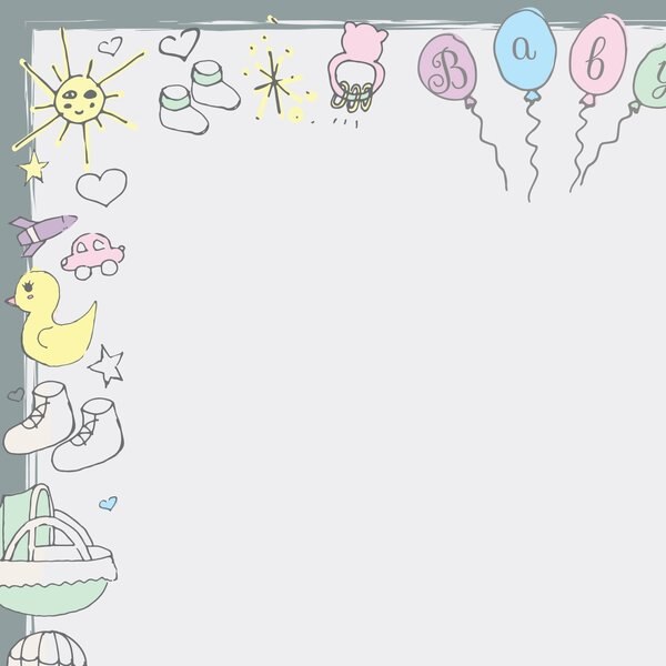Stationery Letterhead, Baby Time, PK80