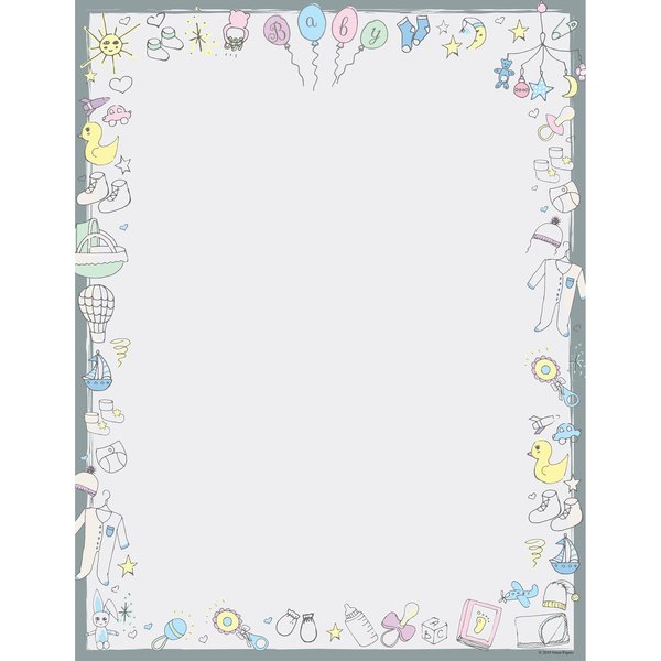 Stationery Letterhead, Baby Time, PK80