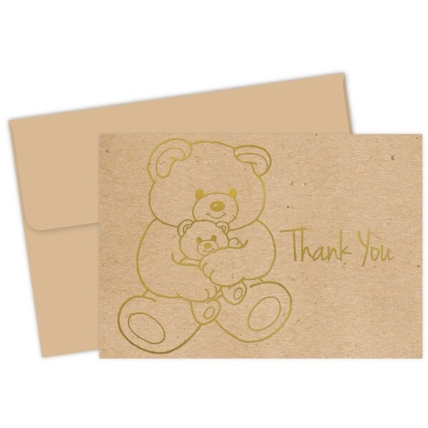 Note Card and Envelopes, Thank You, PK50