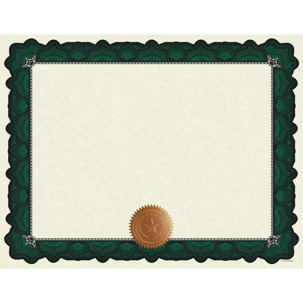 Certificate with Copper Foil Seals, PK10