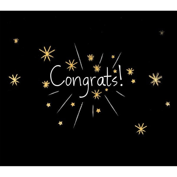 Congrats Greeting Cards, 6.375