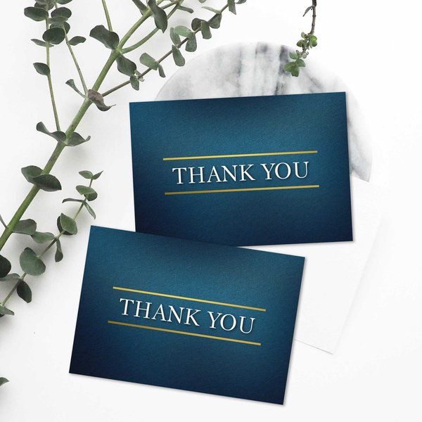 Thank You Card and Envelopes, Medi, PK50