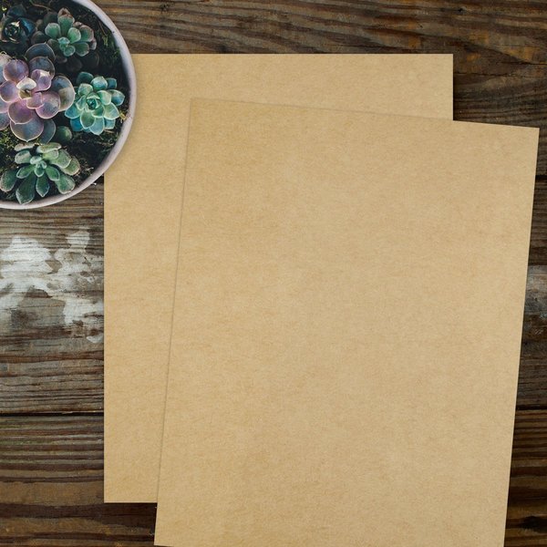 Stationery Letterhead, Kraft, 8.5x11