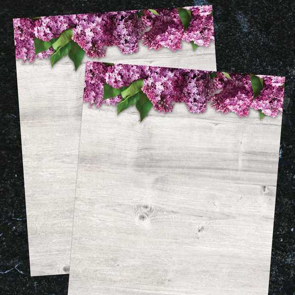 Stationery Letterhead, Lovely Lila, PK80