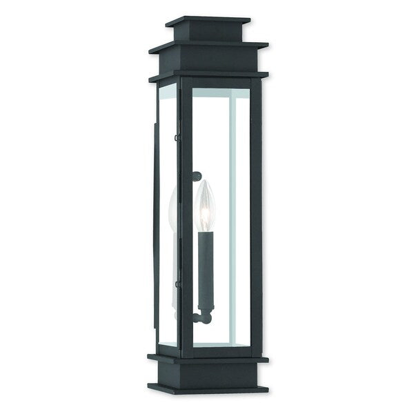 Princeton 1 Light Black Outdoor Wall Lantern