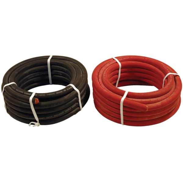 Red Welding Cable, 1/0, 50 ft.