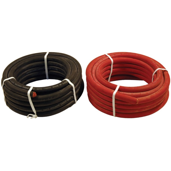 Red Welding Cable, 4/0,100 ft.
