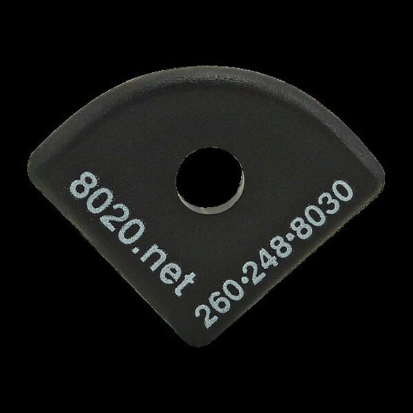 End Cap, Black, Push-Ins, 1012