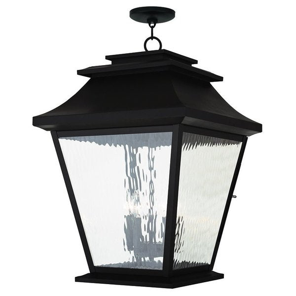 Hathaway 5 Light Bronze Outdoor Pendant