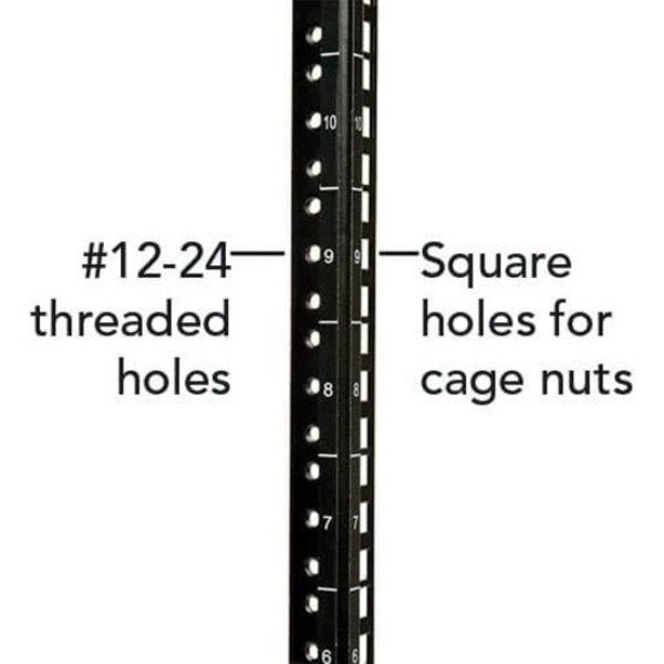 Rack Enclosure, 14 in H, 23.5 in W, 17 in D