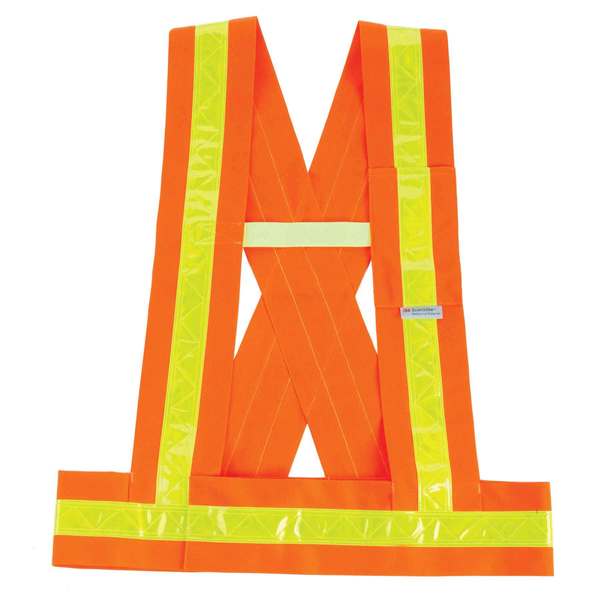 Orange Type O Class 1 Breakaway Sash, 3X