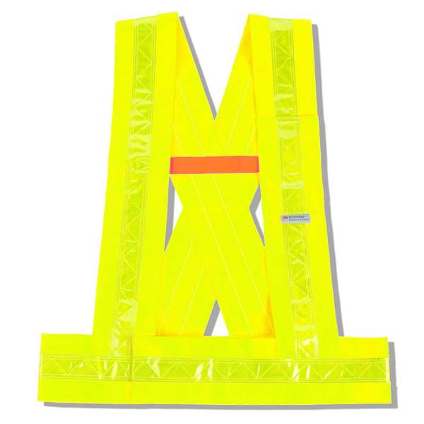 Lime Type O Class 1 Breakaway Sash, XL/2