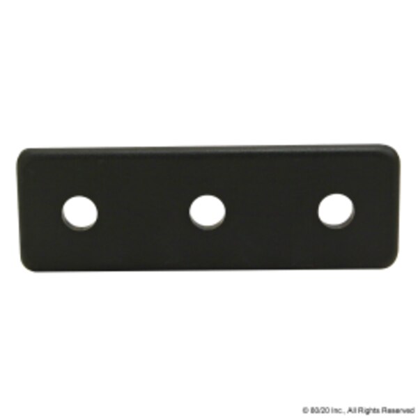 End Cap Black W/Push-Ins 1545