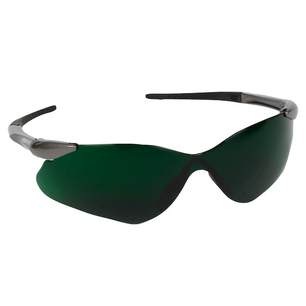 Safety Glasses, Wraparound IR 5.0 Polycarbonate Lens, Scratch-Resistant