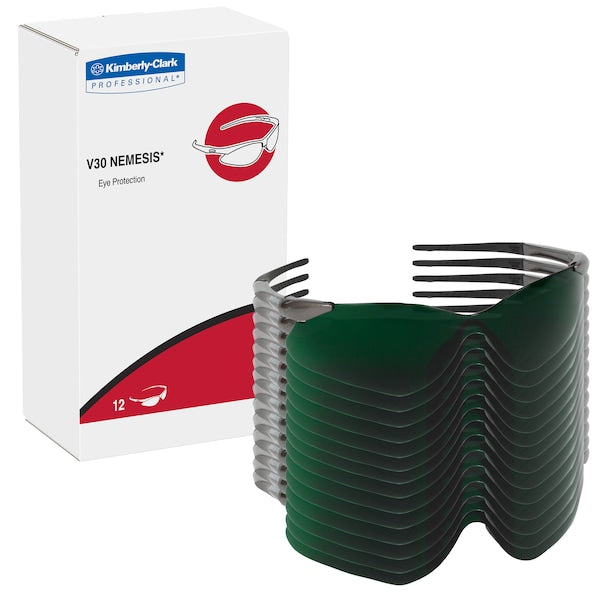 Safety Glasses, Wraparound IR 5.0 Polycarbonate Lens, Scratch-Resistant