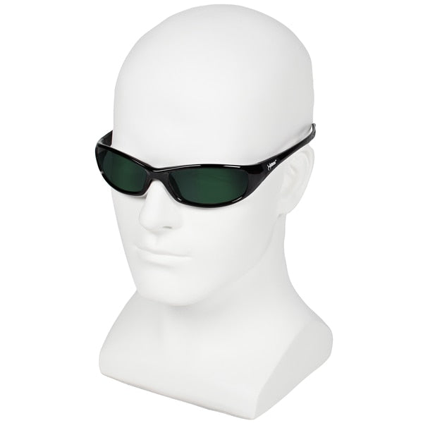 Safety Glasses, Wraparound IR 5.0 Polycarbonate Lens, Scratch-Resistant